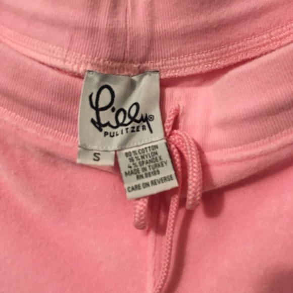 Lilly Pulitzer Pants - Lilly Pulitzer Pink Velour Lounge Pants Lilly Pulitzer Pants - Lilly Pulitzer Pink Velour Lounge Pants